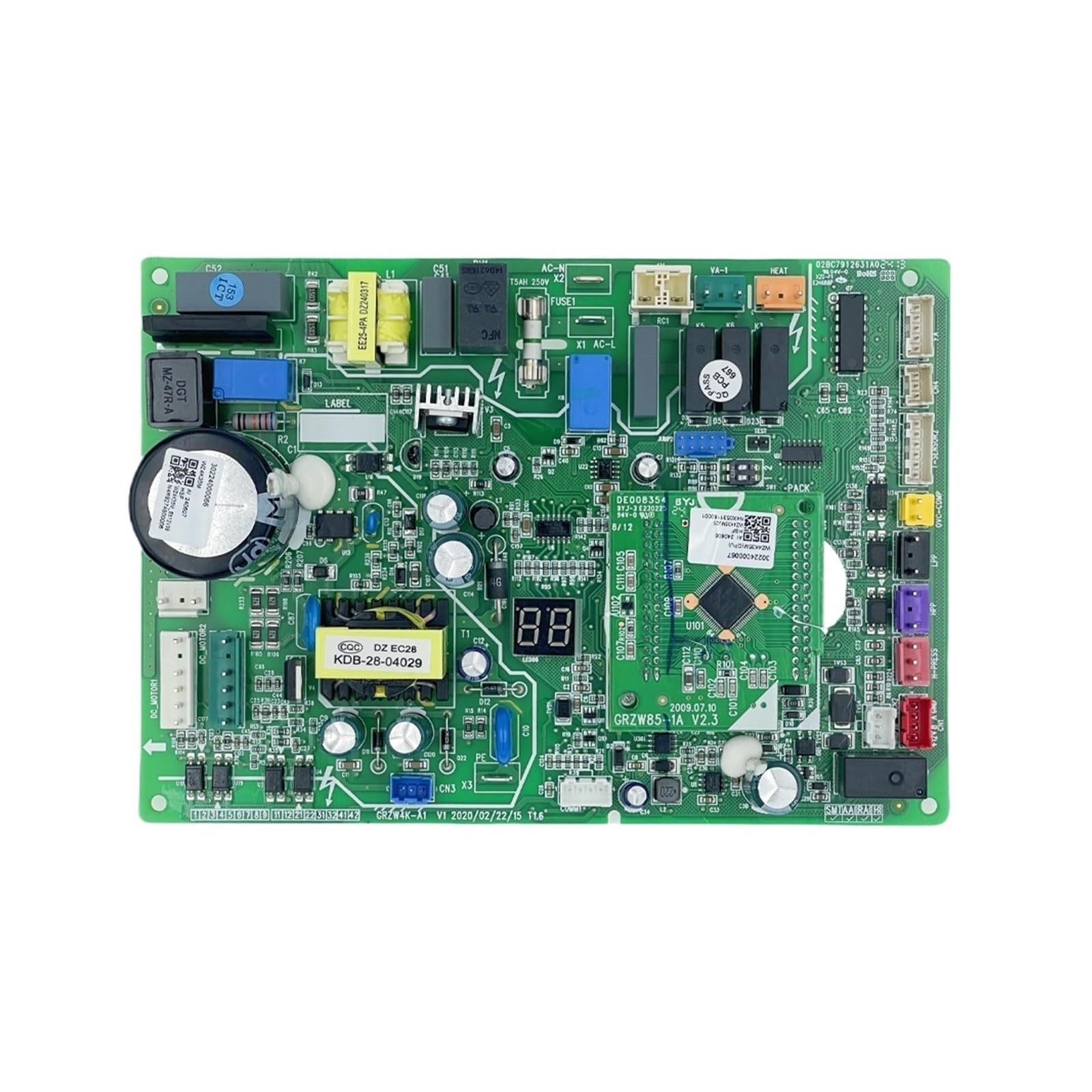 Weigexieo One Color Wz4k35m 30224000066 Grzw4k-A1 Circuit Pcb Grzw85-1A Control Board ，Compatible For Gree ，Air Conditioner Control Board