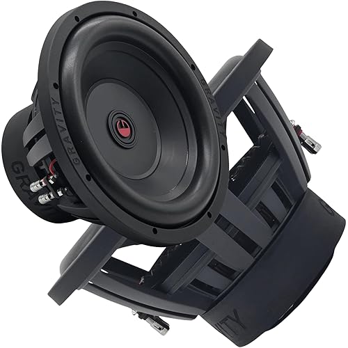 Pair of Gravity G5 12 Inch 6000 Watt Package Car Audio Subwoofer w/ 4 Ohm DVC Power (2 Woofers)