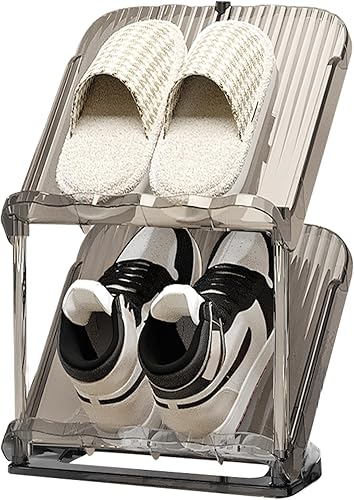 YYW Zapatero estrecho vertical, zapatero para entrada, organizador de almacenamiento de zapatos para espacios pequeños, estante de zapatos delgado