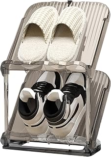YYW Transparently Narrow Shoe Rack, Vertical Shoe Rack for Entryway Corner