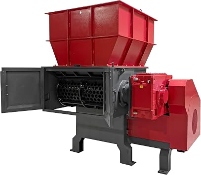 CT-912 Industrial Single Shaft Shredder 75HP Heavy Duty Metal & E-Waste Shredding Machine, High-Torque Industrial Recycling Shredder for Copper Wire, Aluminum & Scrap Processing