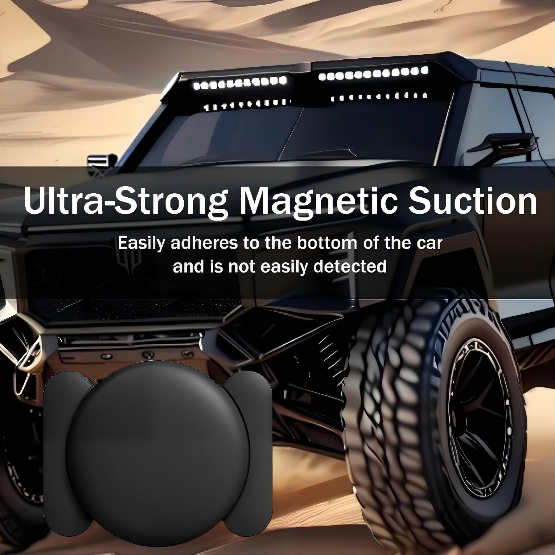 GPS Coche Localizador, Air Tracker Android Rastreador GPS para Coche, Vehículos Smart Tracker Magnet Finder Compatible con Google Find Hub sin suscripción mensual - 3