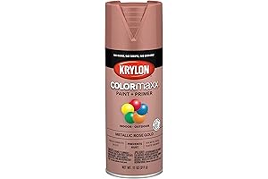 Enhance Surfaces with 12 oz Krylon Rose Gold Spray Paint for a Radiant Metallic Glow