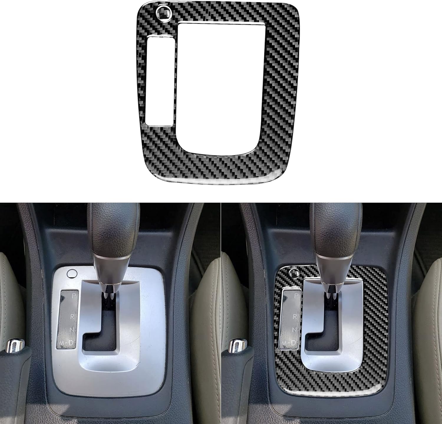 car Gear Shift Sticker Compatible with Subaru Impreza 2012 2013 2014 2015 2016,Compatible with Subaru XV Crosstrek 2013 2014 2015 2016 2017. (Light Switch) (Gear Shift Set)