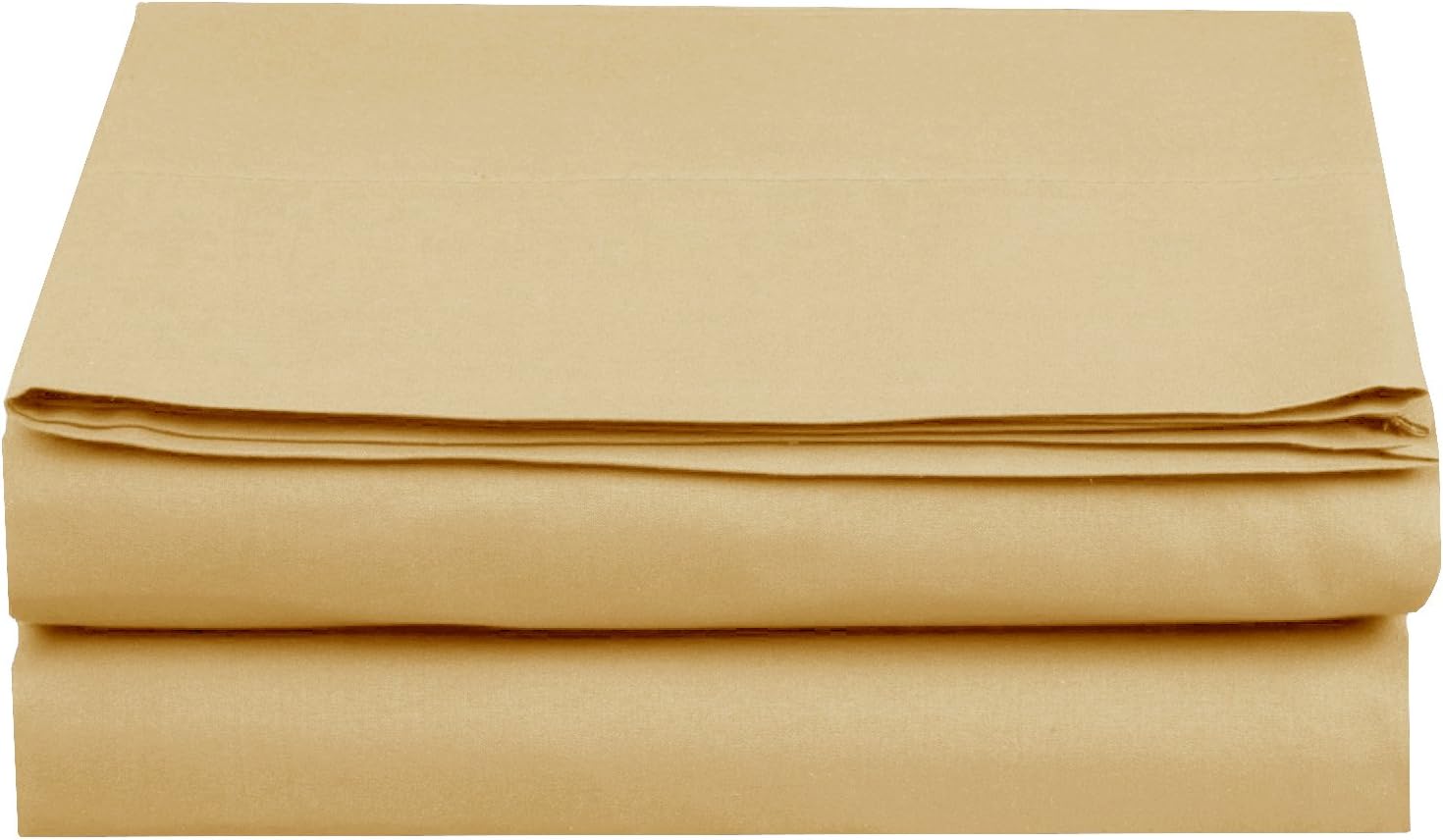 Luxury Fitted Sheet on Amazon Elegant Comfort Wrinkle-Free 1500 Premier Hotel Quality 1-Piece Fitted Sheet, Queen Size, Gold