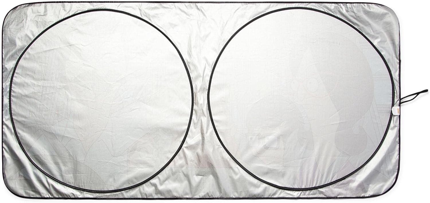 Bob's Burgers Belcher Family Sunshade for Windshield | Foldable Sun Visor Protector for Cars, Trucks, SUVs | Blocks UV Rays and Sun Glare | 64 x 32 Inches