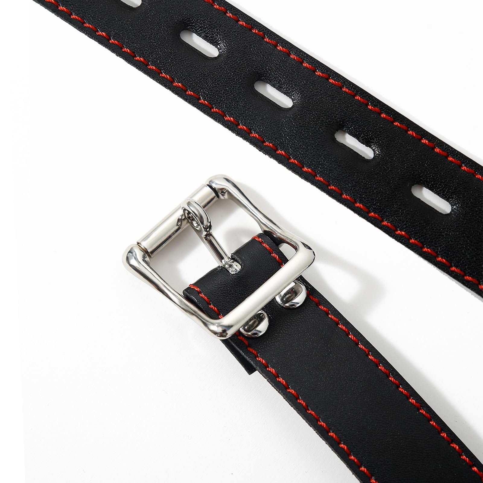 SXOVO Kit BDSM Retenue et Bondage - Kits de Bondage pour Ramper pour Esclave Cosplay, BDSMS Set Accessoires Hard avec Genouillères + Coudières + Harnais BDSM pour Mains et Pieds, Sex Toýs Couple