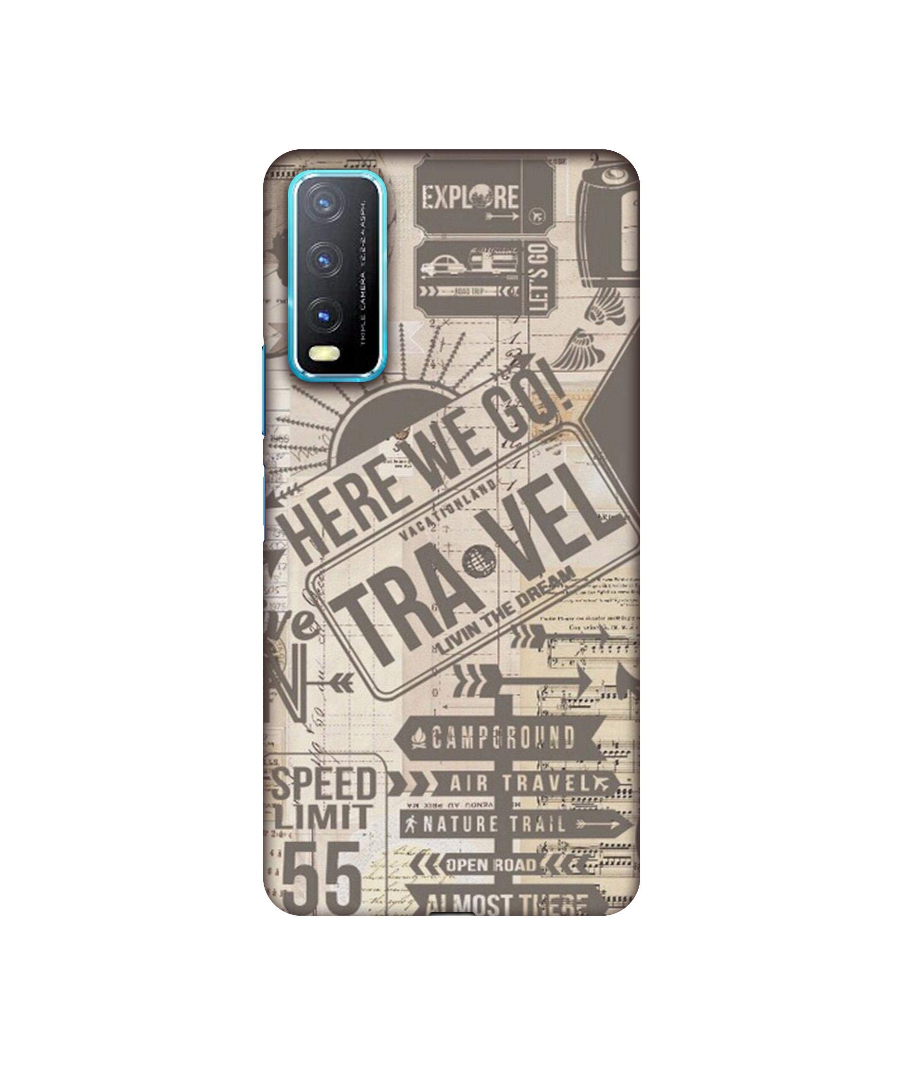 Casotec Travel Design 3D Printed Hard Back Case Cover for Vivo Y20 / Y20i (B08LZ6S47N) Amazon Price History, Amazon Price Tracker