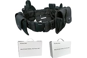 Versatile Tactical Utility Duty Belt with Accessories