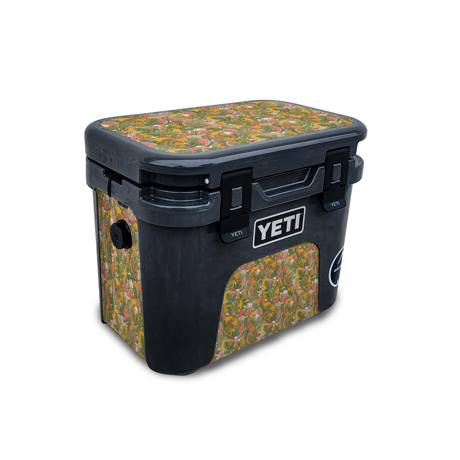 Glossy Glitter Skin Compatible with Yeti Roadie 15 Hard Cooler - Summer Lunch - Premium 3M Vinyl Protective Wrap Decal Cover - Easy to Apply | Crafted in The USA by MightySkins