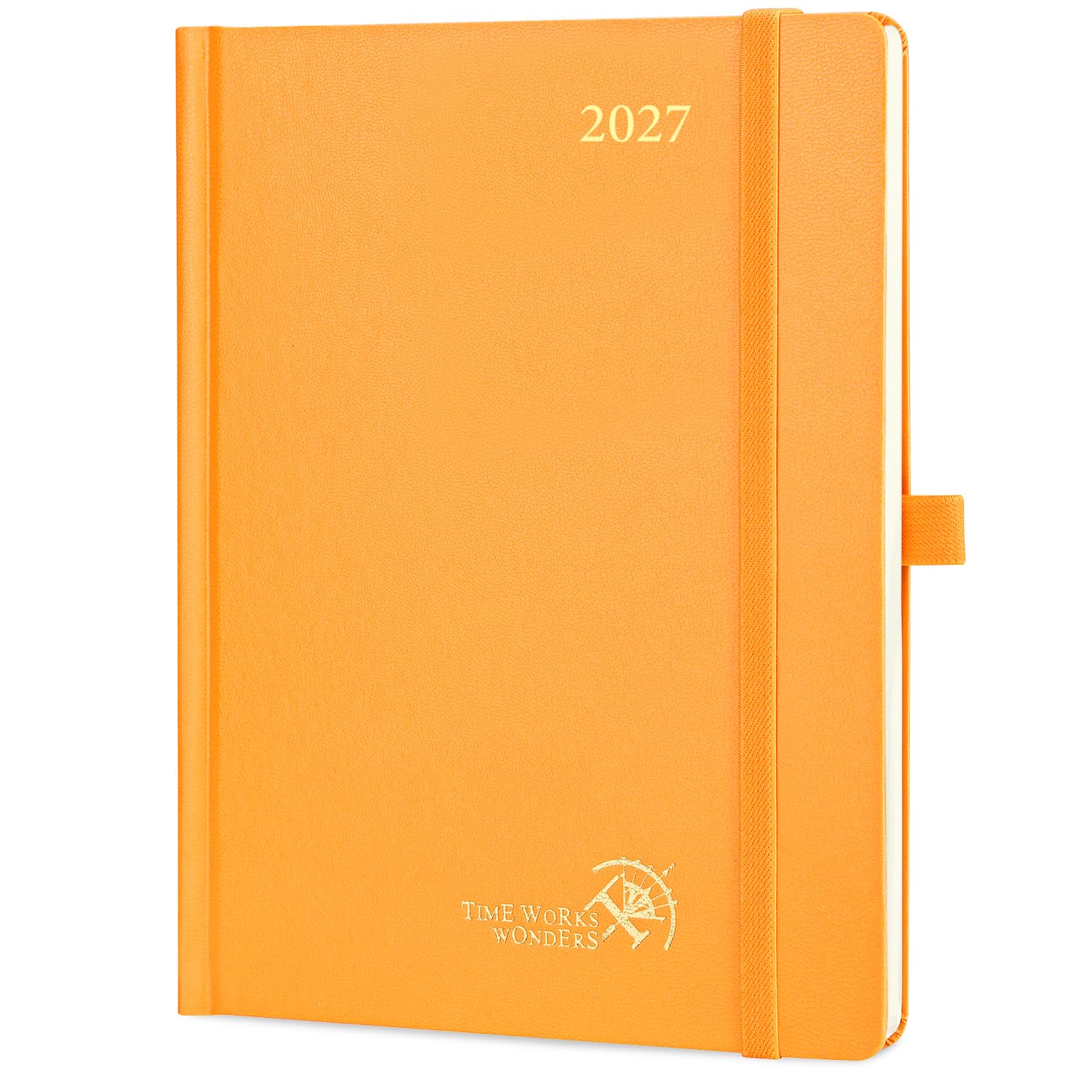 POPRUN 2027 Diary A5 Week to View – Hardback, Vertical Weekly Planner — image 1