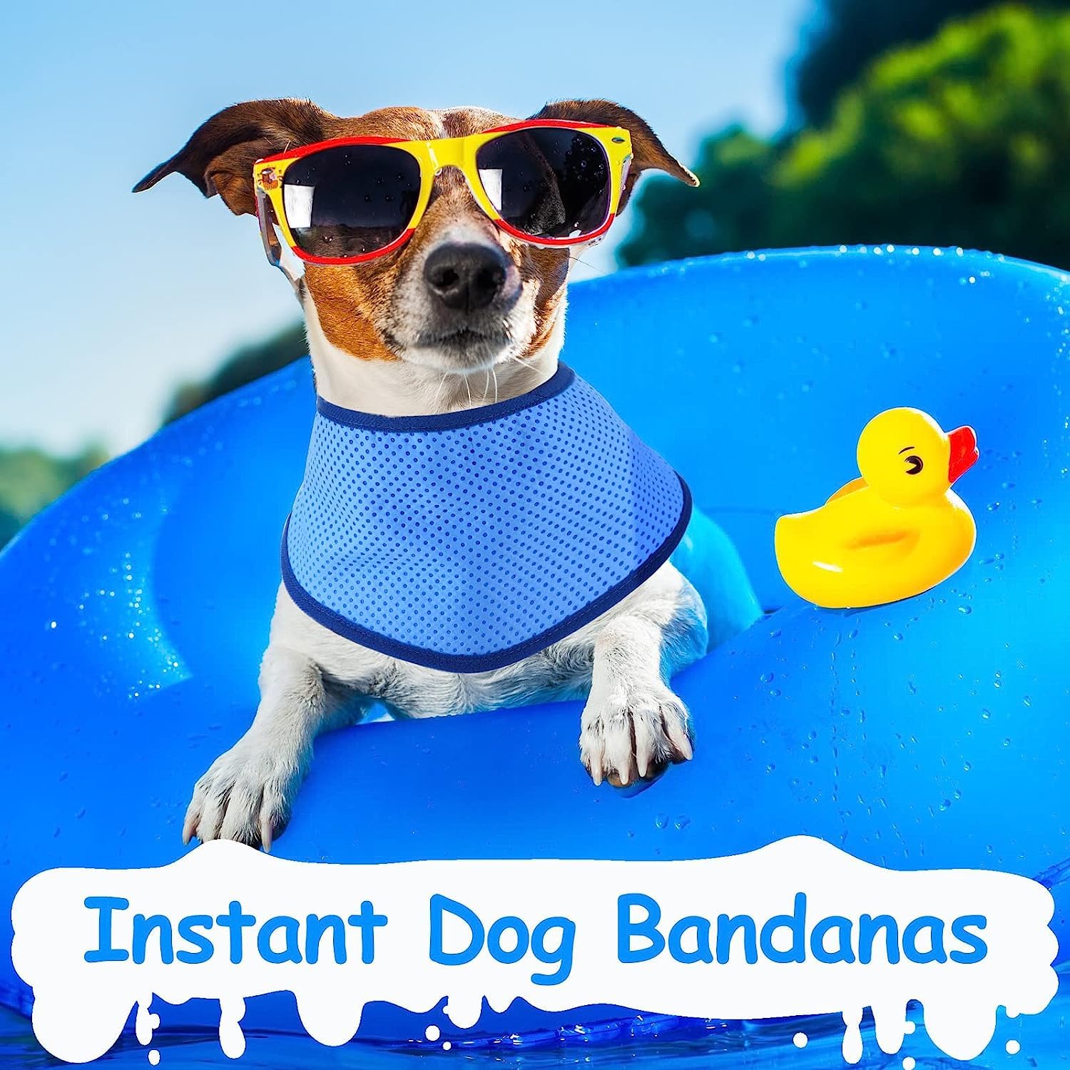 8 Stück Kühlendes Hundehalsband Für Hunde, Kühlhalsband Für Hunde, EIS, Hundehalstuch, Sofort Kühlende Halstücher Für Hunde, Kühlendes Hundehalsband, Kühlende Halstücher