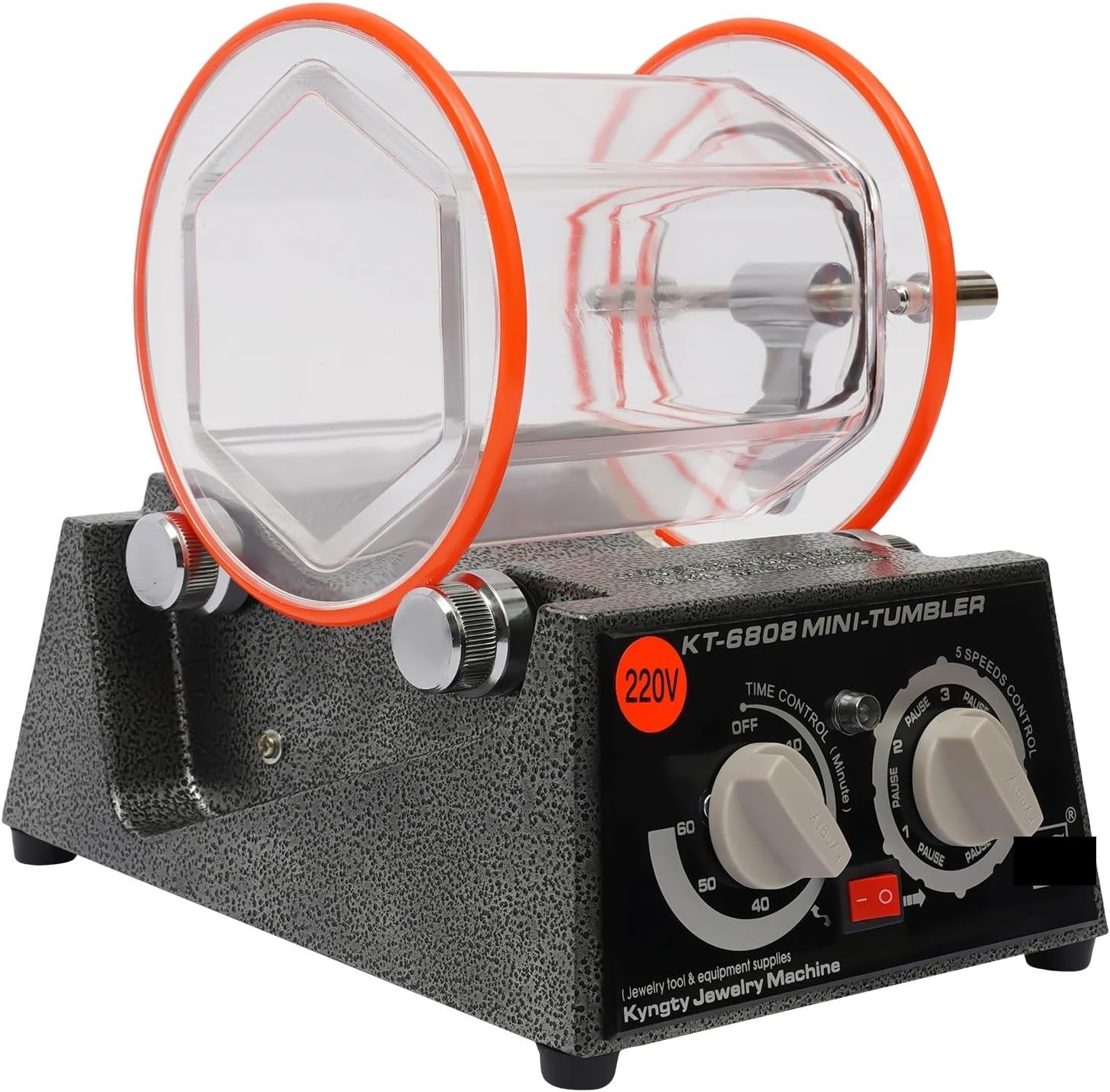 3KG Rotary Tumbler Polisher Jewelry Polishing Finisher + Bead for Stones Coins