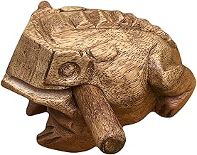5 Inch Vintage Thai Classic Handmade Percussion Instruments Wooden Frog Wooden Frog Musical Instrument (Vintage 5")