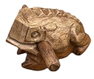 5 Inch Vintage Thai Classic Handmade Percussion Instruments Wooden Frog Wooden Frog Musical Instrument (Vintage 5