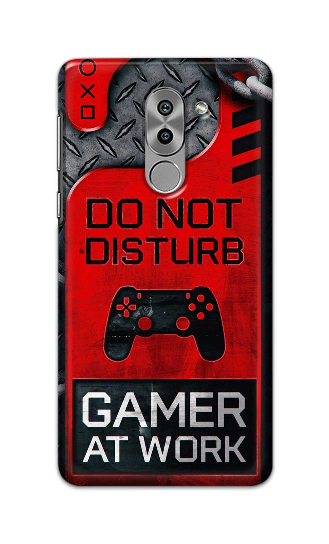 MaroraCases Gamer at Work Gaming Printed Designer Hard Back Case Cover for Honor 6X / Huawei Mate 9 Lite / GR5 (2017), BLN-AL10 BLL-L22 BLN-L21 -(NK) MRR2007