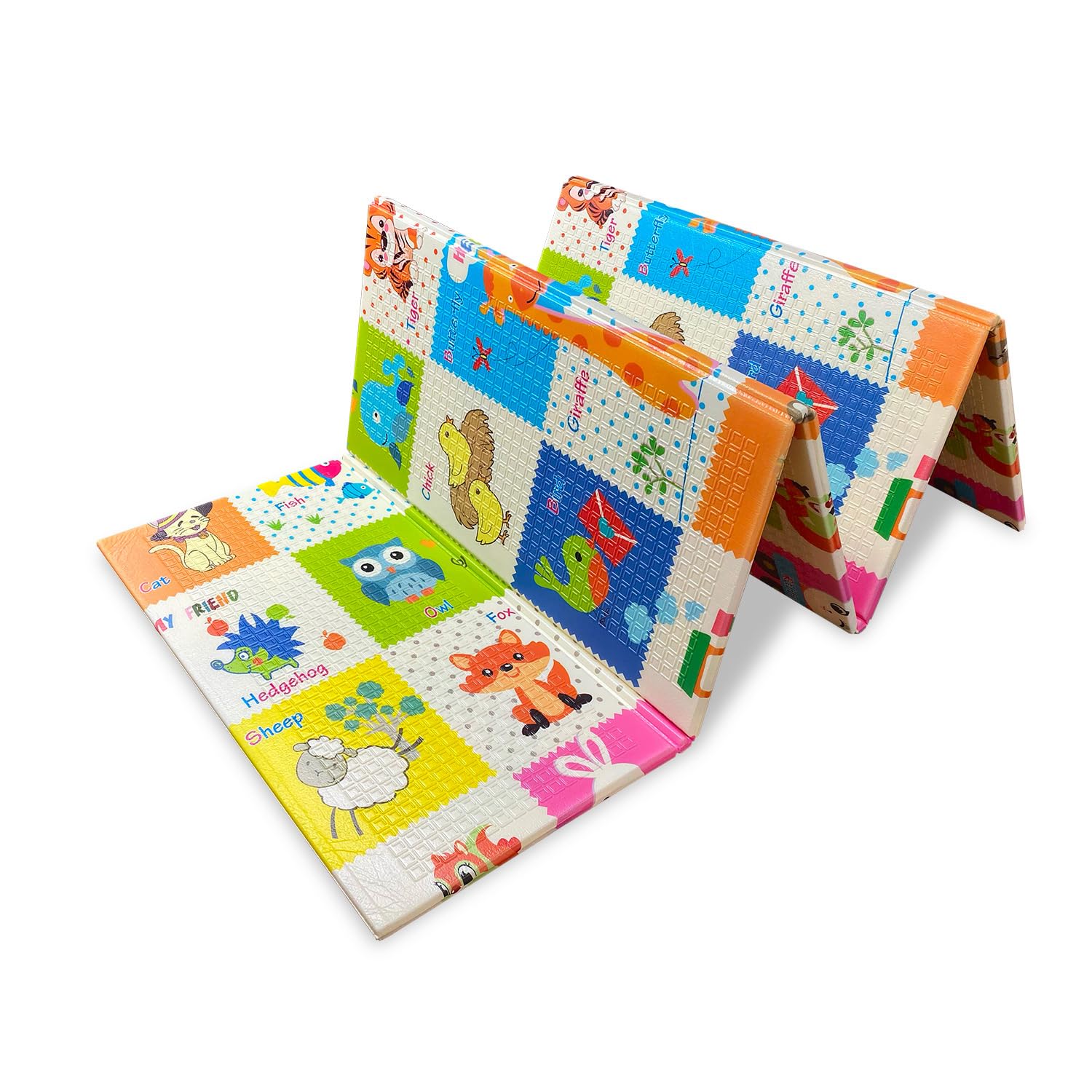 GIODICART Maxi Tappeto Gioco Pieghevole Primi Passi per Neonati e Bambini cm 200x150 - Alto Spessore 10mm