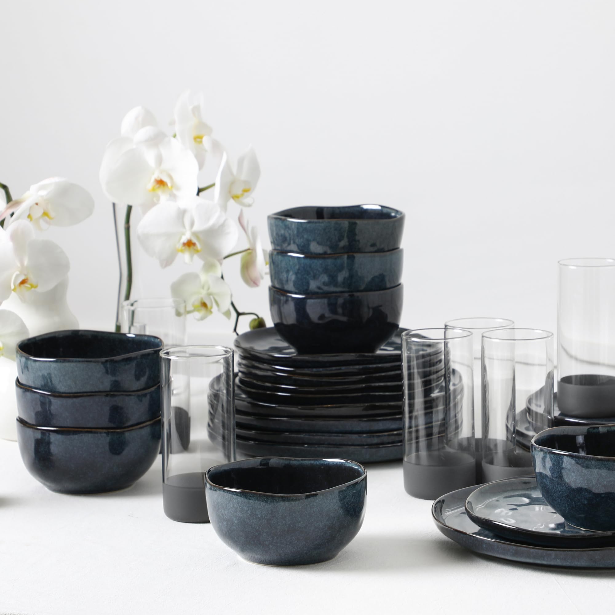Amazon.com | Stone + Lain Mirella 32-Piece Dinnerware and
