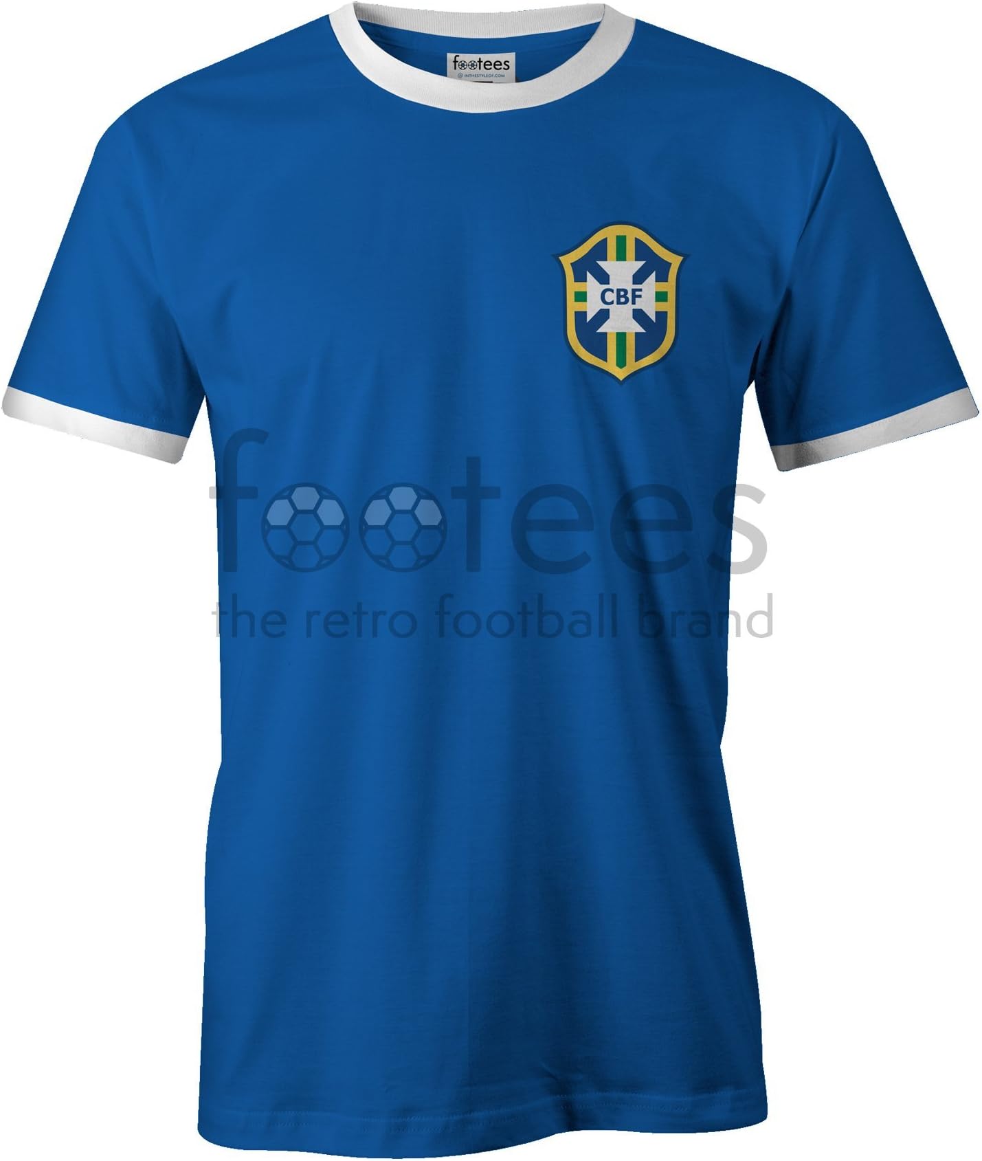 Retro Brazil Away Football Shirt - Mens T Shirt Unofficial