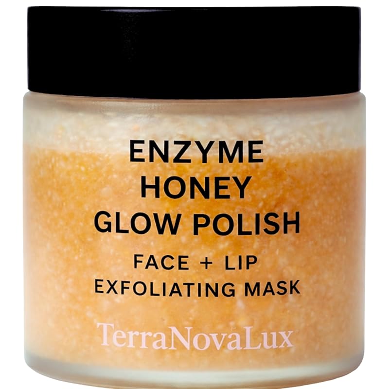 Esfoliante enzimático de mel para rosto e lábios, 120 g