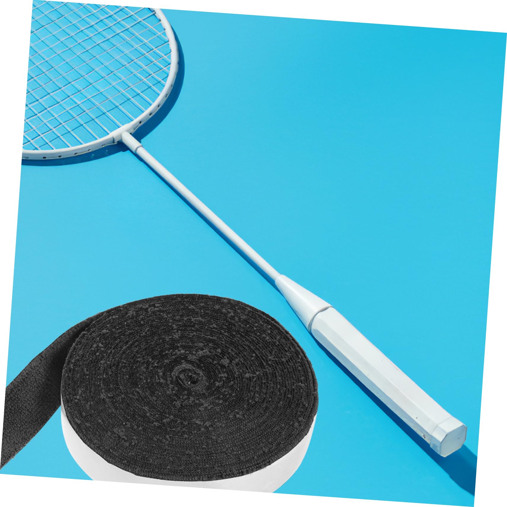 INOOMP 5 Rotoli Racchetta Grip Nastro Antiscivolo Racchetta Tennis Overgrip Manico Badminton Avvolgere Racchetta Asciugamano Avvolgere Manico Tennis Fascia Badminton Fascia