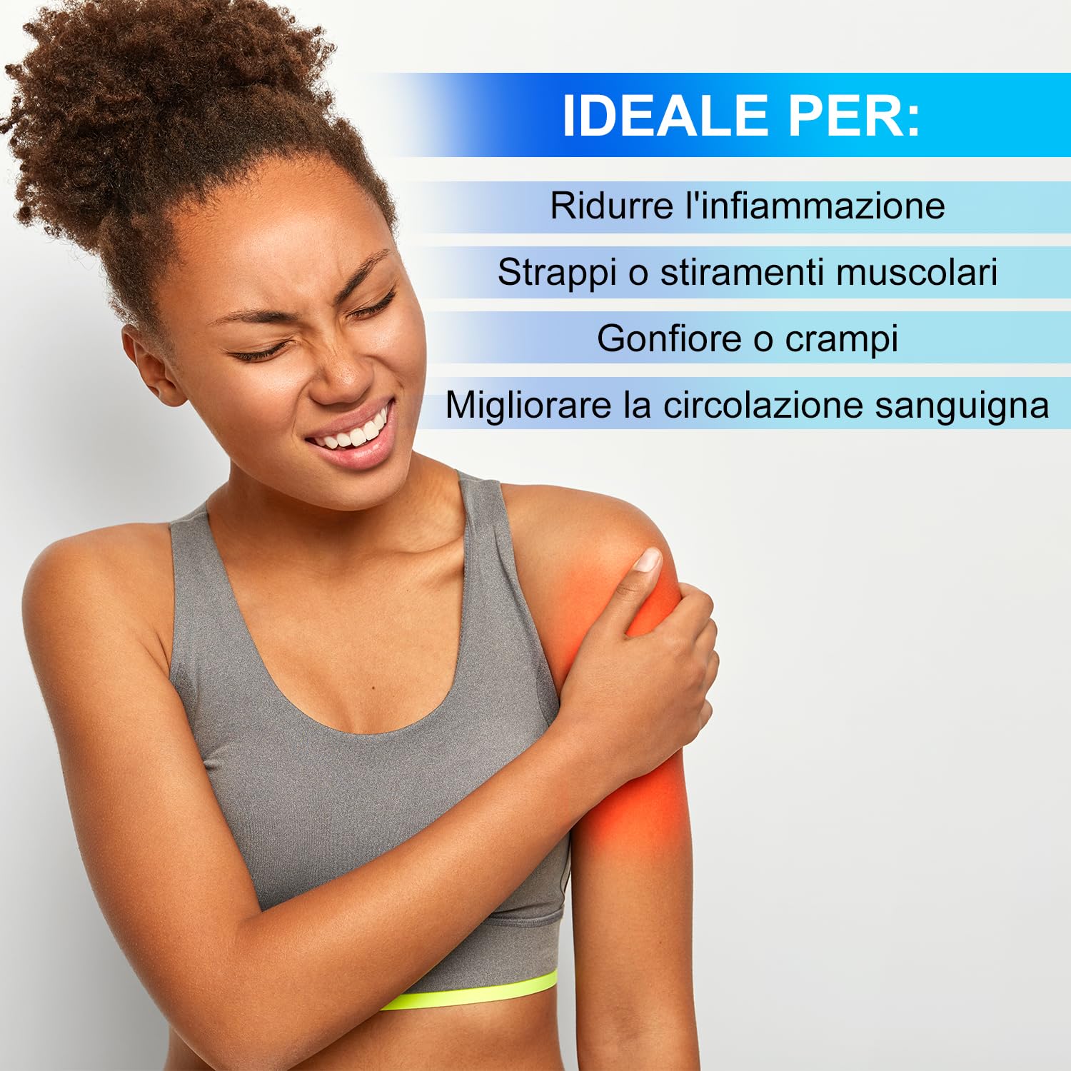 supregear Compressione Tendinite e Tricipite, Fascia di Compressione per Tensioni Muscolari Supporto di Compressione per il Braccio Superiore (Nero, S/M)