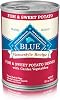 Blue Buffalo Homestyle Recipe Adult Wet Dog Food, Made with Natural Ingredients, Fish & Sweet Potato Dinner With Garden Vegetables, 12.5-oz can Pack of 12