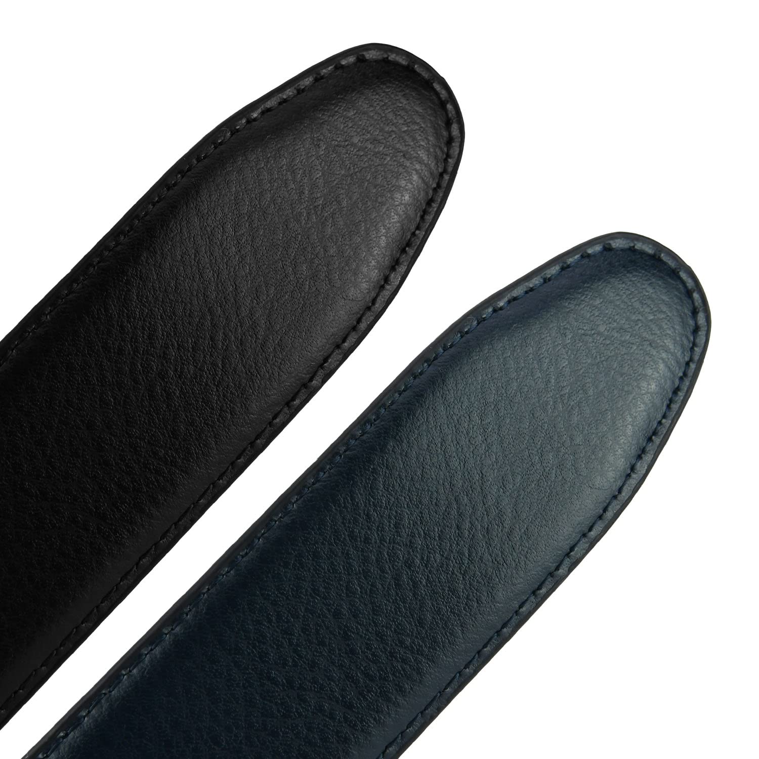 Laura Biagiotti Cintura Reversibile Uomo In Vera Pelle, alta 3,5cm, Regolabile e Accorciabile