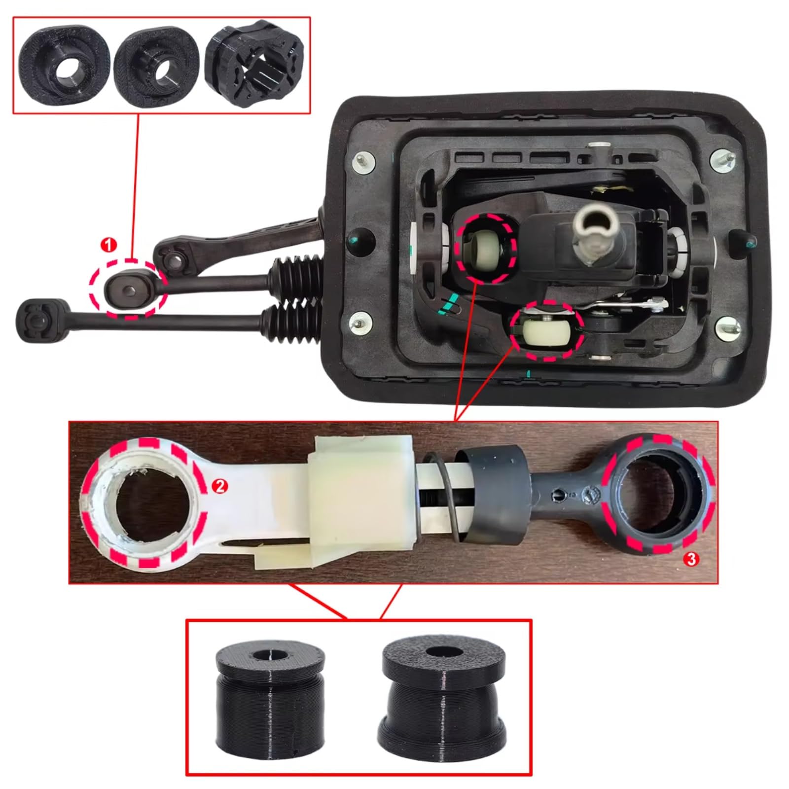 Schaltseil Buchse Gummi Für VW Für Amarok 2010-2022