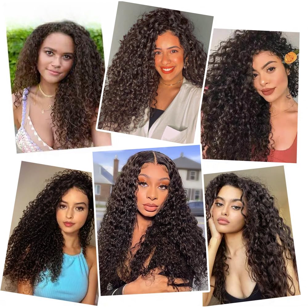 Postiche afro bouclé à clip fibre douce et résistante, confort longue durée, parfait pour look unique au quotidien, événements culturels, fêtes et concerts en plein air(Brun Foncé-4#)