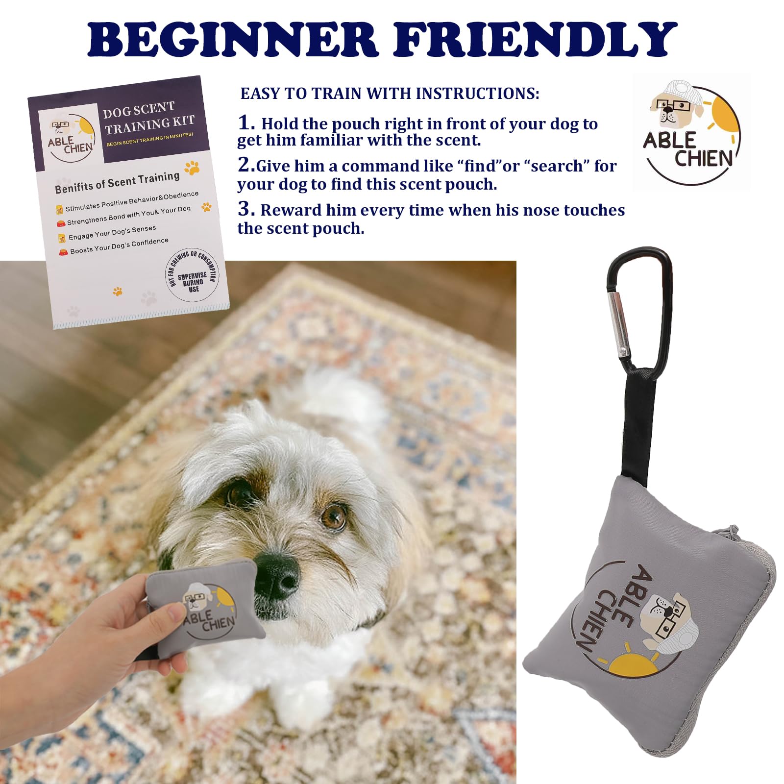 Hunting Dog Accessories DogBone Duck Scent Training Aid 2oz Real