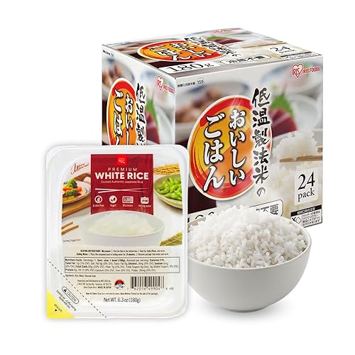 IRIS Instant White Rice (24 Pack), Ultra Premium Japanese Short