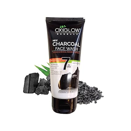 Oxyglow Charcoal Face Wash Pack Of 1