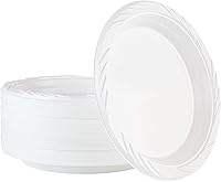 Vista 23 de 50 cuencos desechables de plástico blanco de 18 onzas