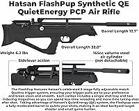 Vista 3 de Hatsan FlashPup - Nuevo rifle de aire QE .177 Cal con paquete de 500 pellets y 100 objetivos de papel