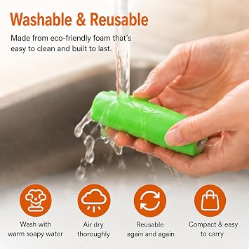 Foam Built-Up Handle Grips for Parkinson's, Arthritis Aids for Hands, Soft Non-Slip Grip Sleeves, Adaptive Utensil Handles for Cutlery, Toothbrush, Pens, Ideal for Elderly & Rehabilitation Users