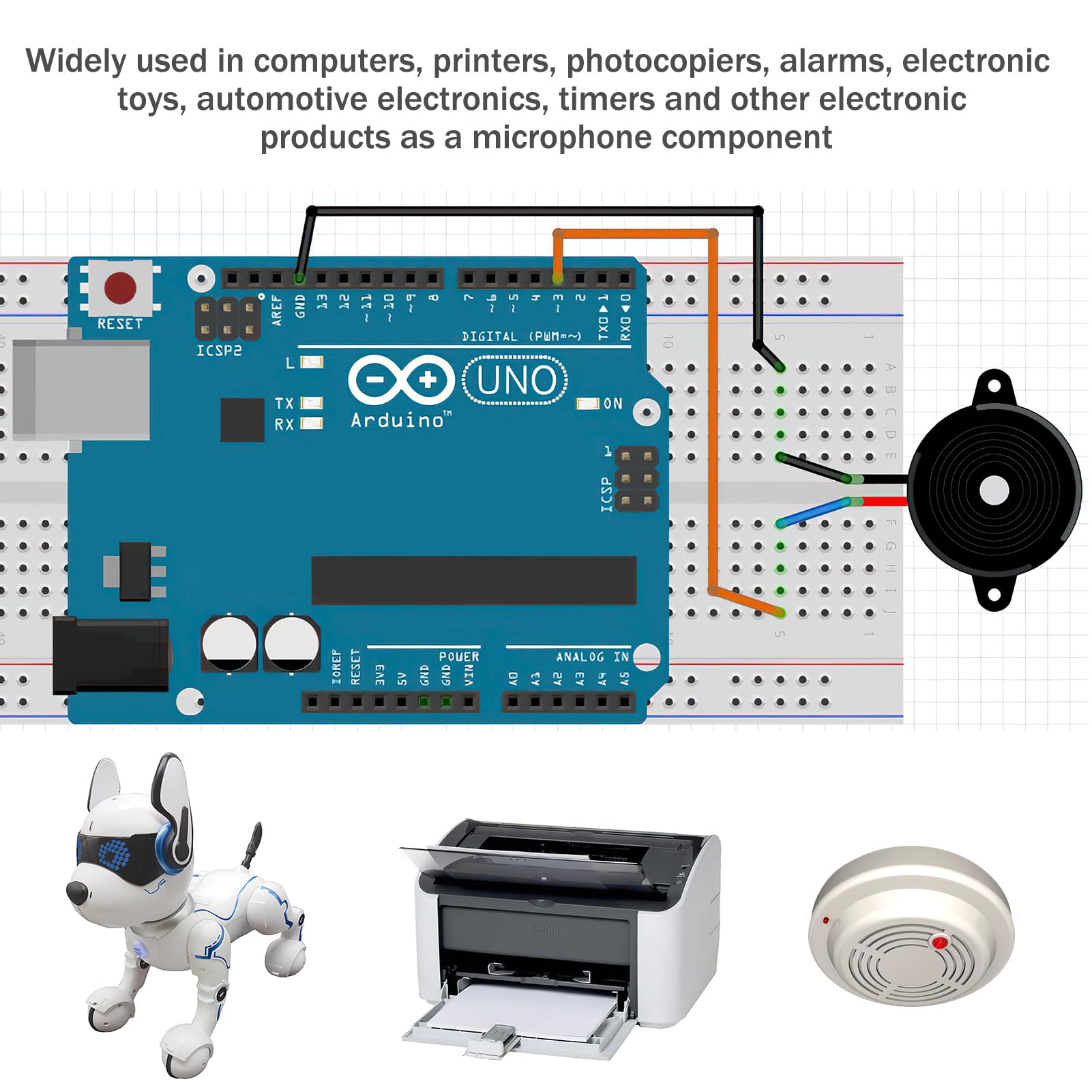 Buzzer 12V 95dB Tone Alarm Sounder