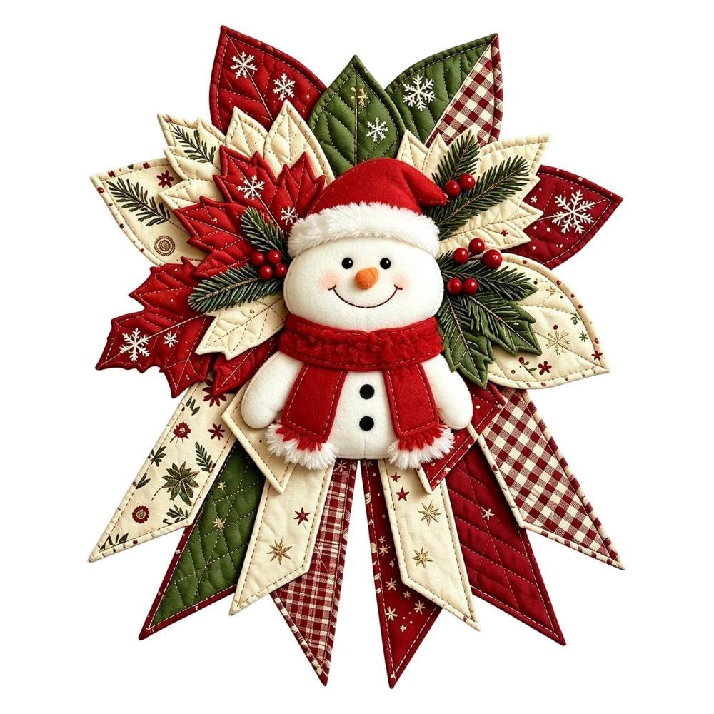 Quilted Christmas Tree Door Hanging Kit | DIY Wreath Sewing Project Kits