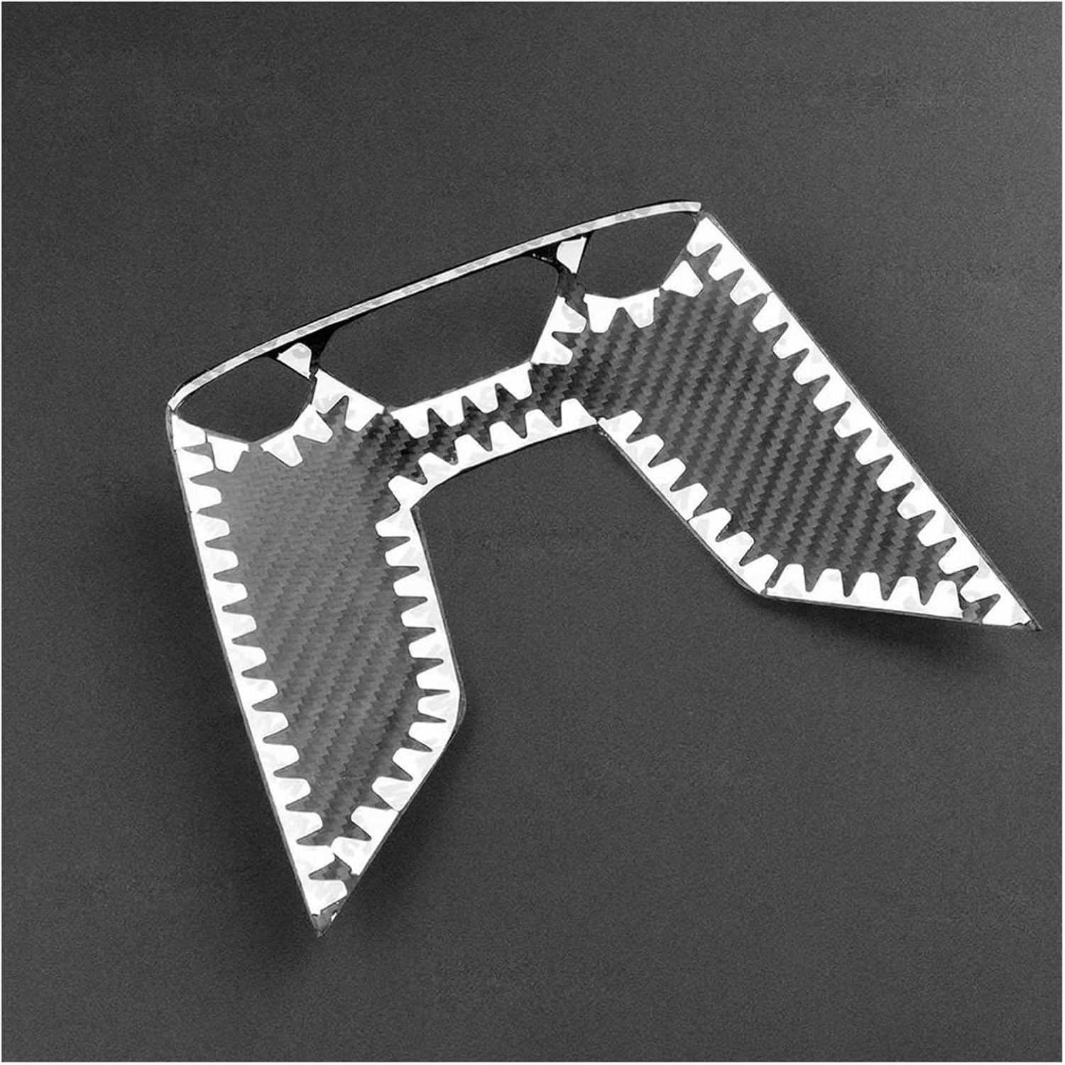 Real Hard Carbon Fiber Compatible for BMW Mini Cooper F65 F66 U25 Countryman 2024 2025 Car Roof Reading Light Cover Frame Sticker Styling(for f65)