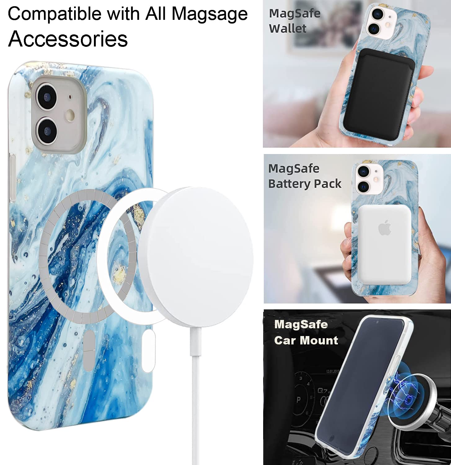 Amazon.co.jp: 磁気ケース iPhone 12 Mini 5.4インチ用 MagSafe対応