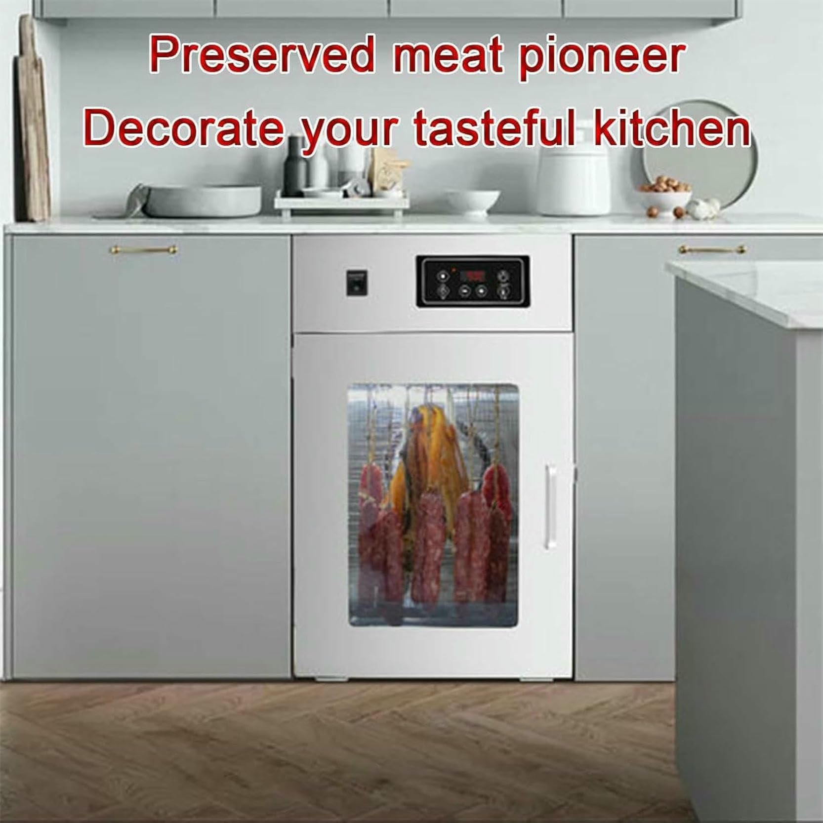 Bevitore di Carne Rotatoria da 800 W/1000 W, in Acciaio Inossidabile Bilton Baske Food Dehyp