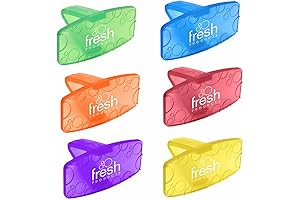 Fresh Products Eco Bowl Clip 2.0 Air Freshener, Sample Pack (Box of 6)
