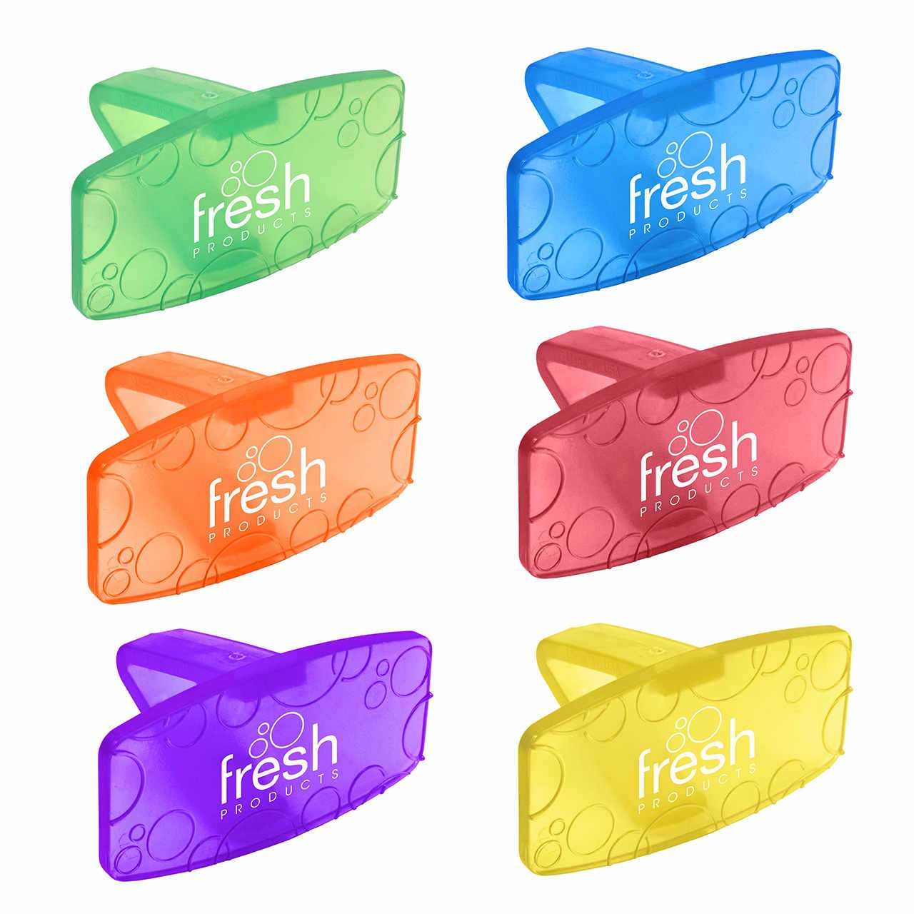 Fresh ProductsEco Bowl Clip 2.0 Air Freshener, Sample Pack (box of 6)