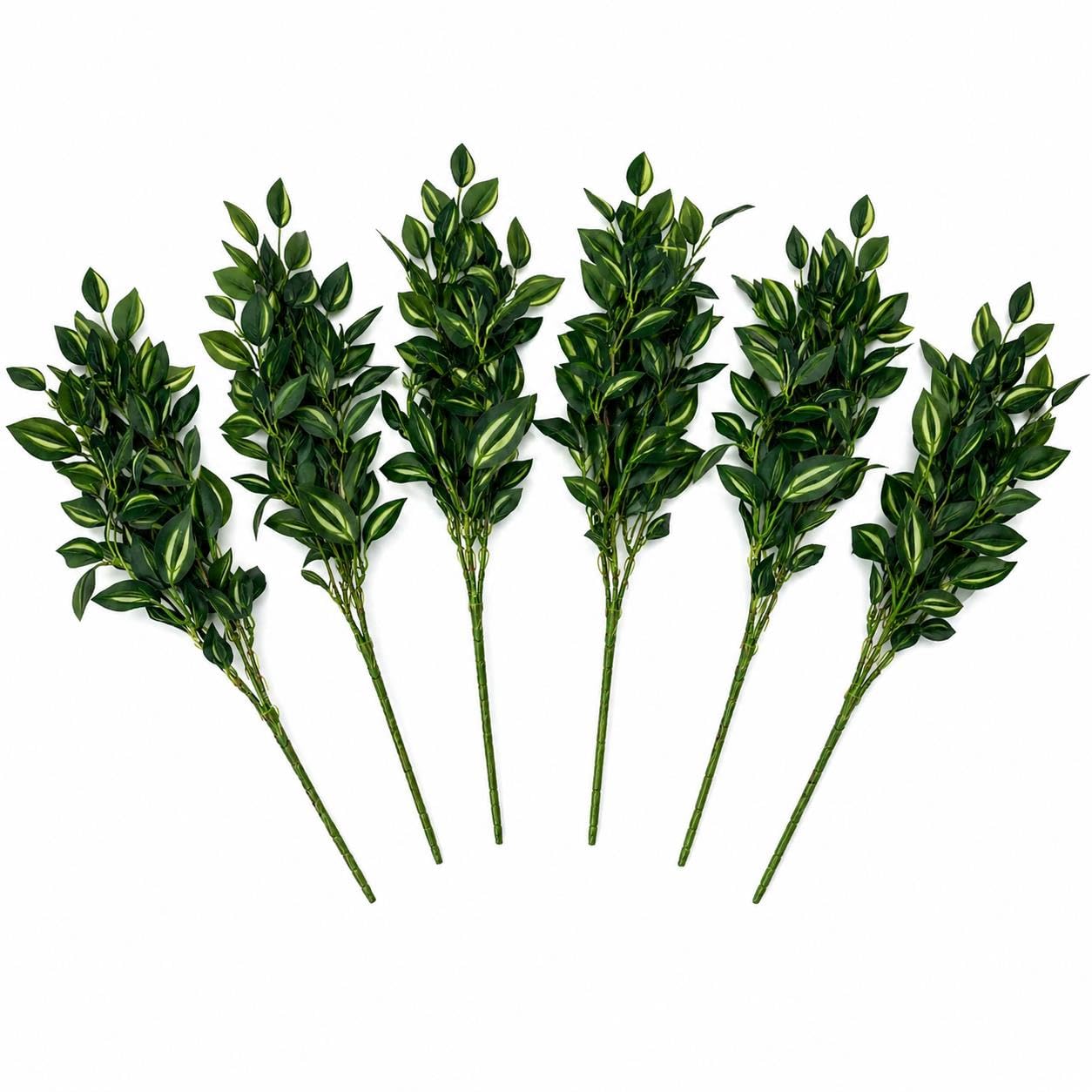 Multipack 45cm Artificial Variegated Foliage Spray Stem