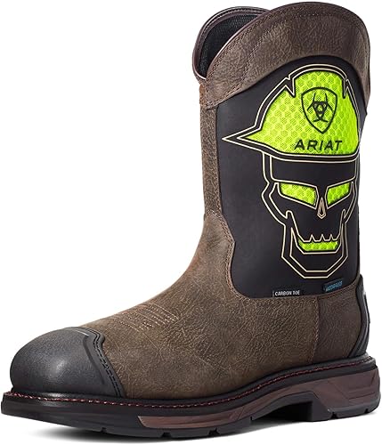 ARIAT Workhog Xt Venttek Bold Botas de trabajo impermeables con punta de carbono para hombre