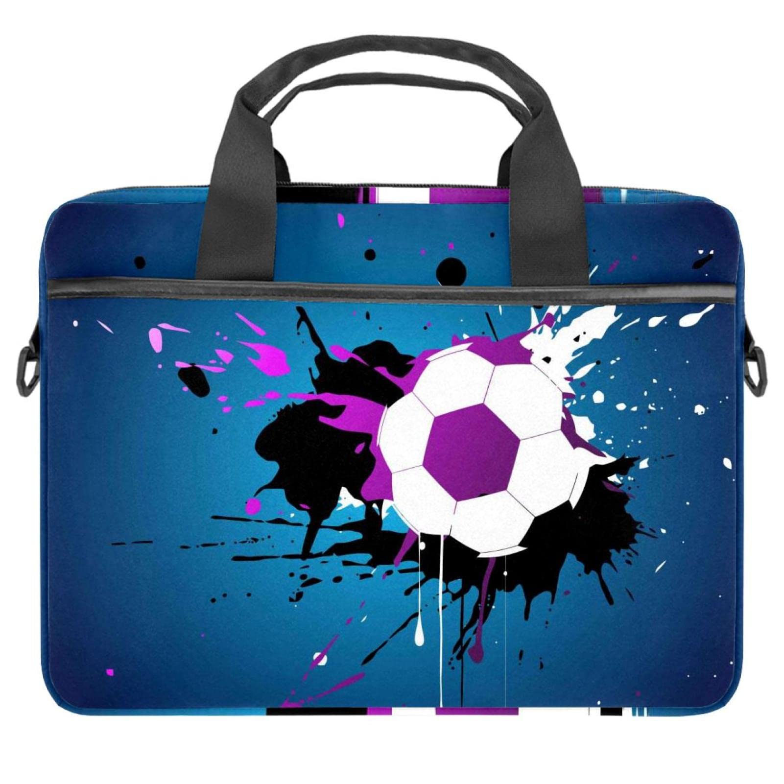 Maletín protector multicolor de fútbol con amortiguación para tableta de 13.3 pulgadas 7