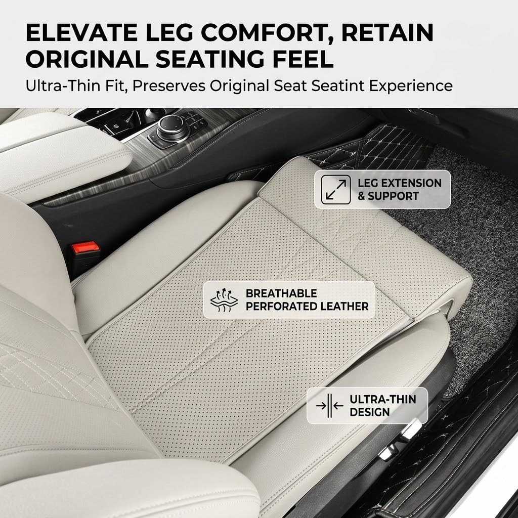 Estensione Sedile Auto per Leapmotor B10 (ab 2025) 2026 Prolunga Poggiagambe Ultrasottile Senza Rialzo Comfort Viaggi Similpelle Nappa
