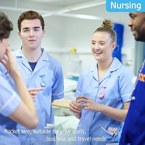 Miniatura 3 de Calculadora básica, mini calculadoras de escritorio de tamaño de bolsillo para escuela, oficina, hogar (azul claro)