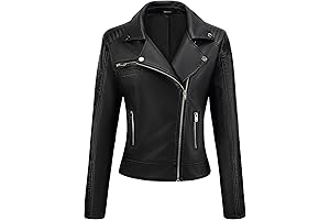 Women's Faux Leather Jacket: A Fashion-Forward Statement in Black