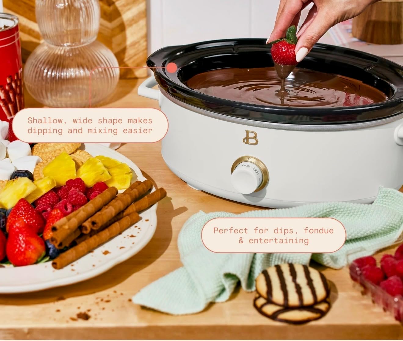 BEAUTIFUL 2.5 DIP & serve slow cooker